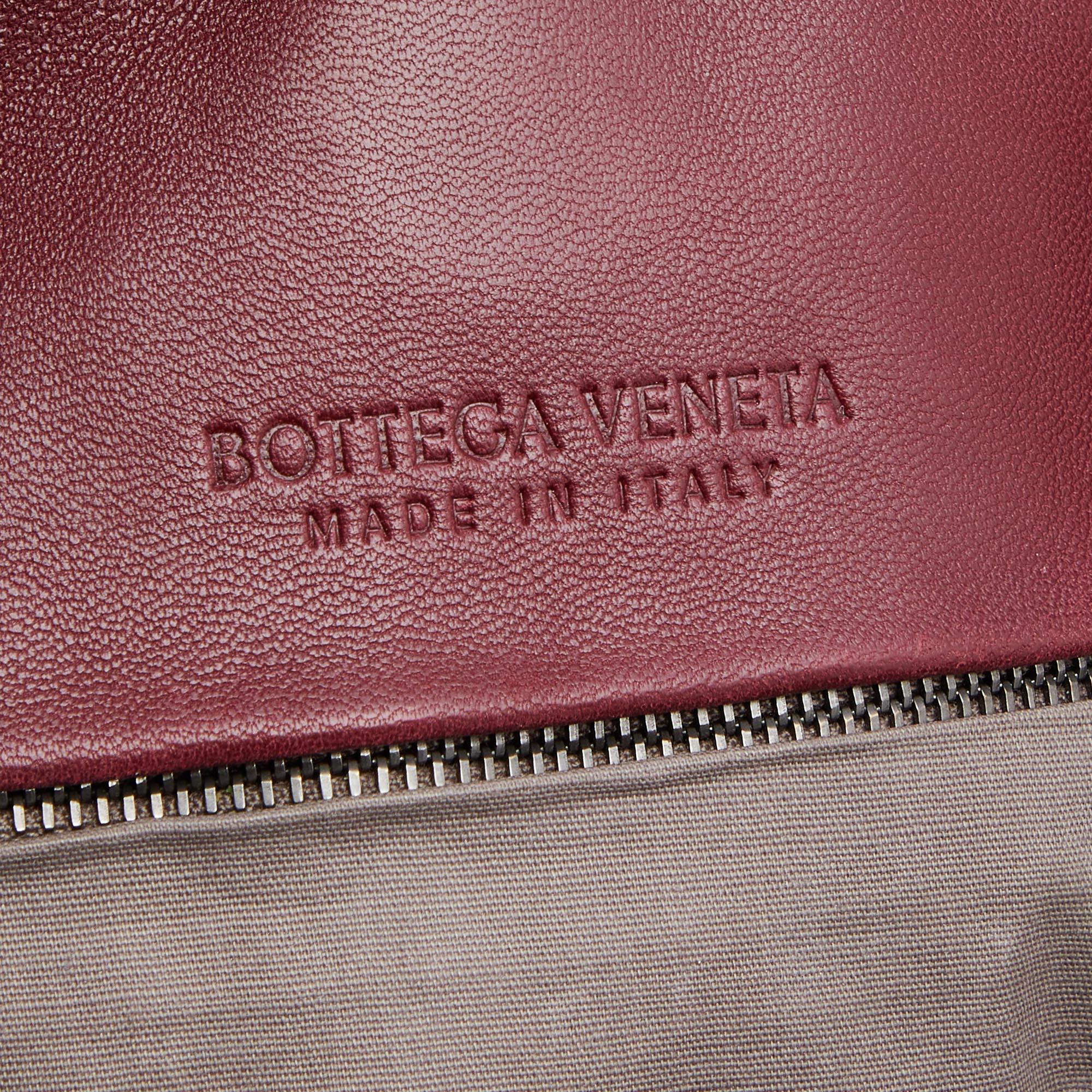 Bottega Veneta Burgundy Intrecciato Leather Seamless Garda Tote 6