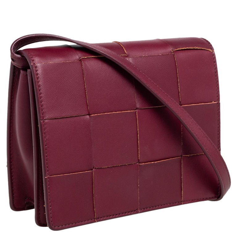 Bottega Veneta Maxi Intrecciato Cassette Mini Shoulder Bag Lambskin  w/storagebag