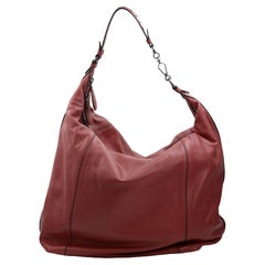 Bottega Veneta Burgundy Red Leather Ladies Hobo Shoulder Bag 