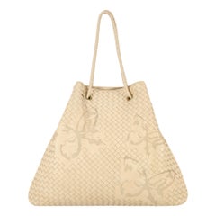 Bottega Veneta Butterfly Embossed Woven Leather Bag
