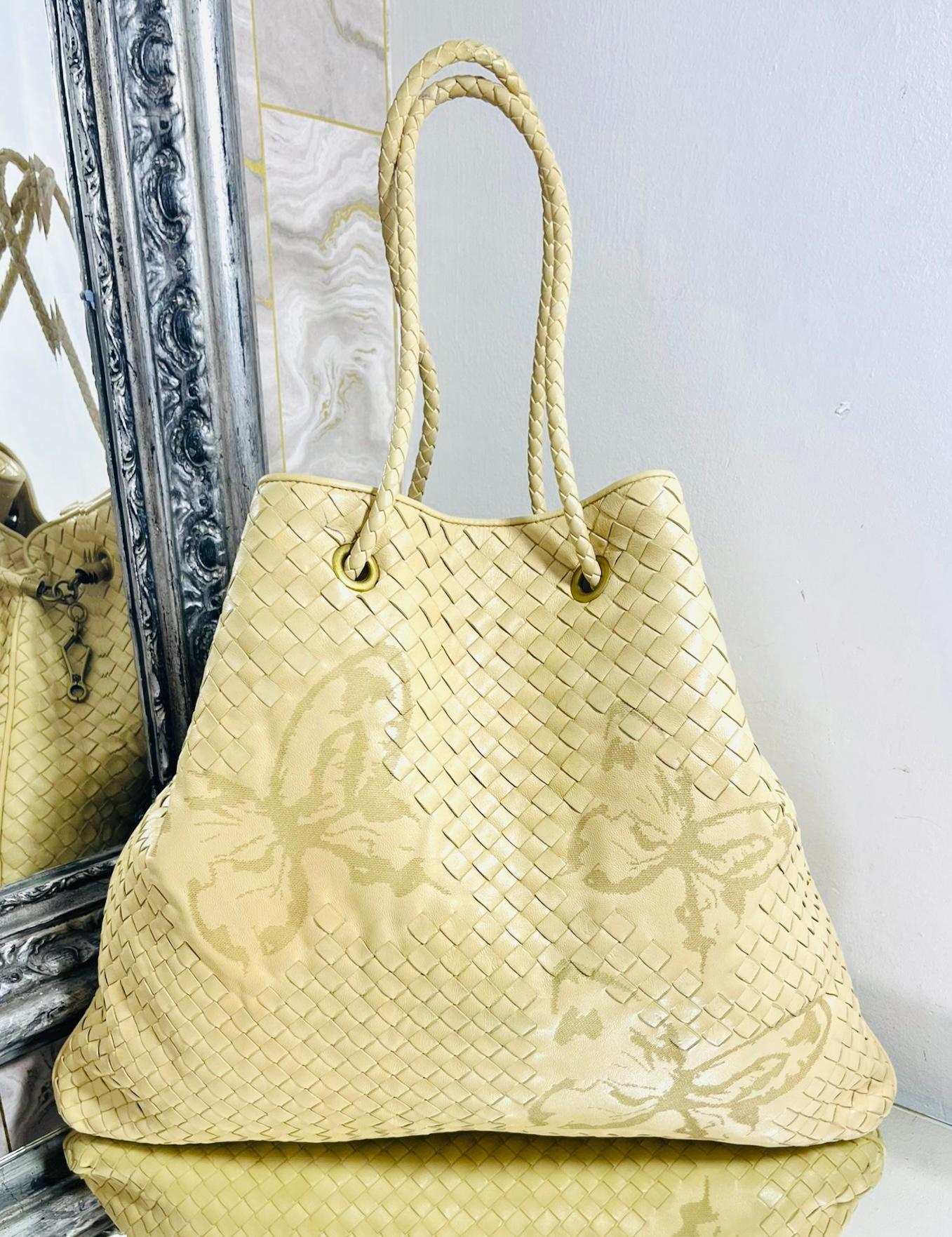 Women's Bottega Veneta Butterfly Embossed Woven Leather Bag For Sale