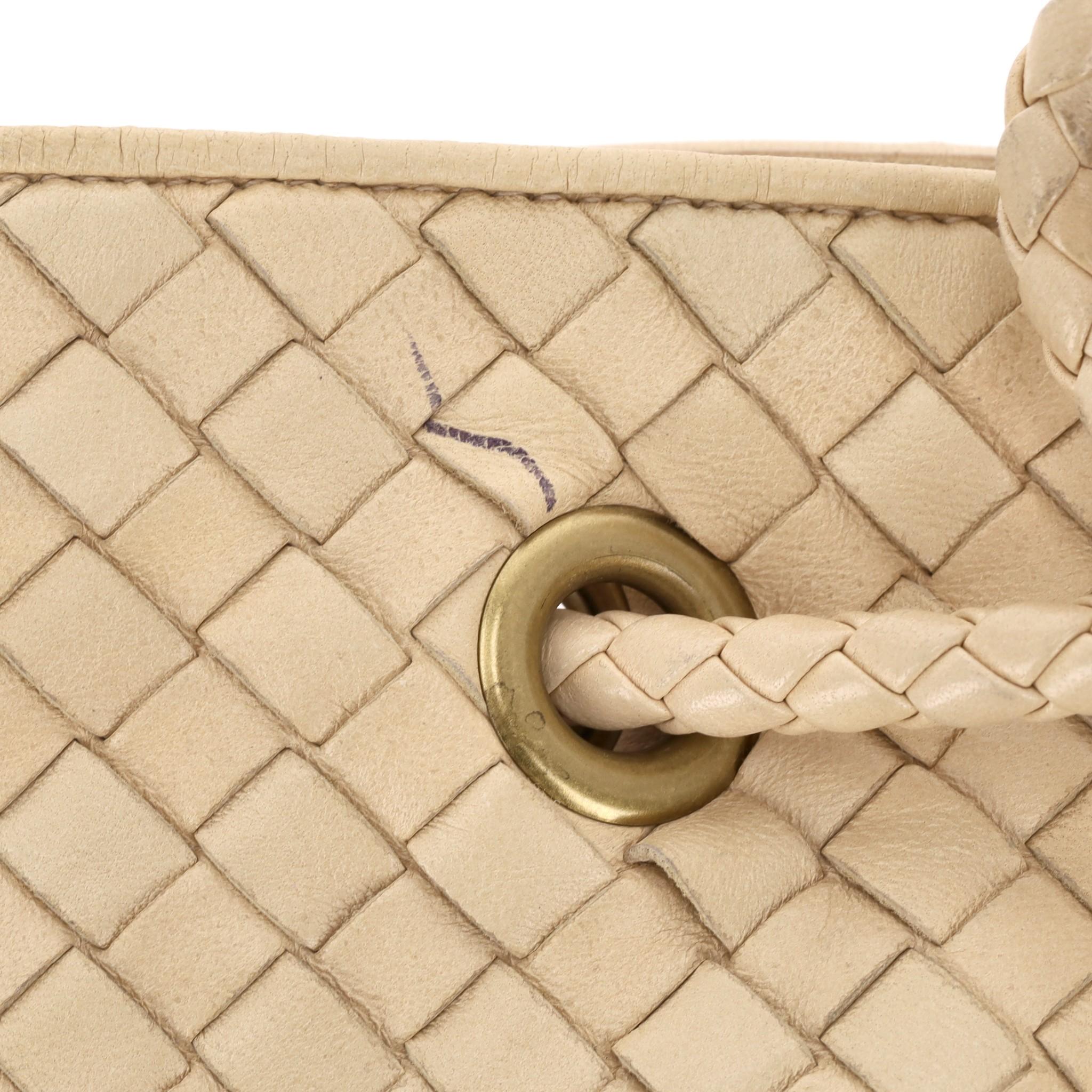 Bottega Veneta Butterfly Embossed Woven Leather Bag For Sale 4