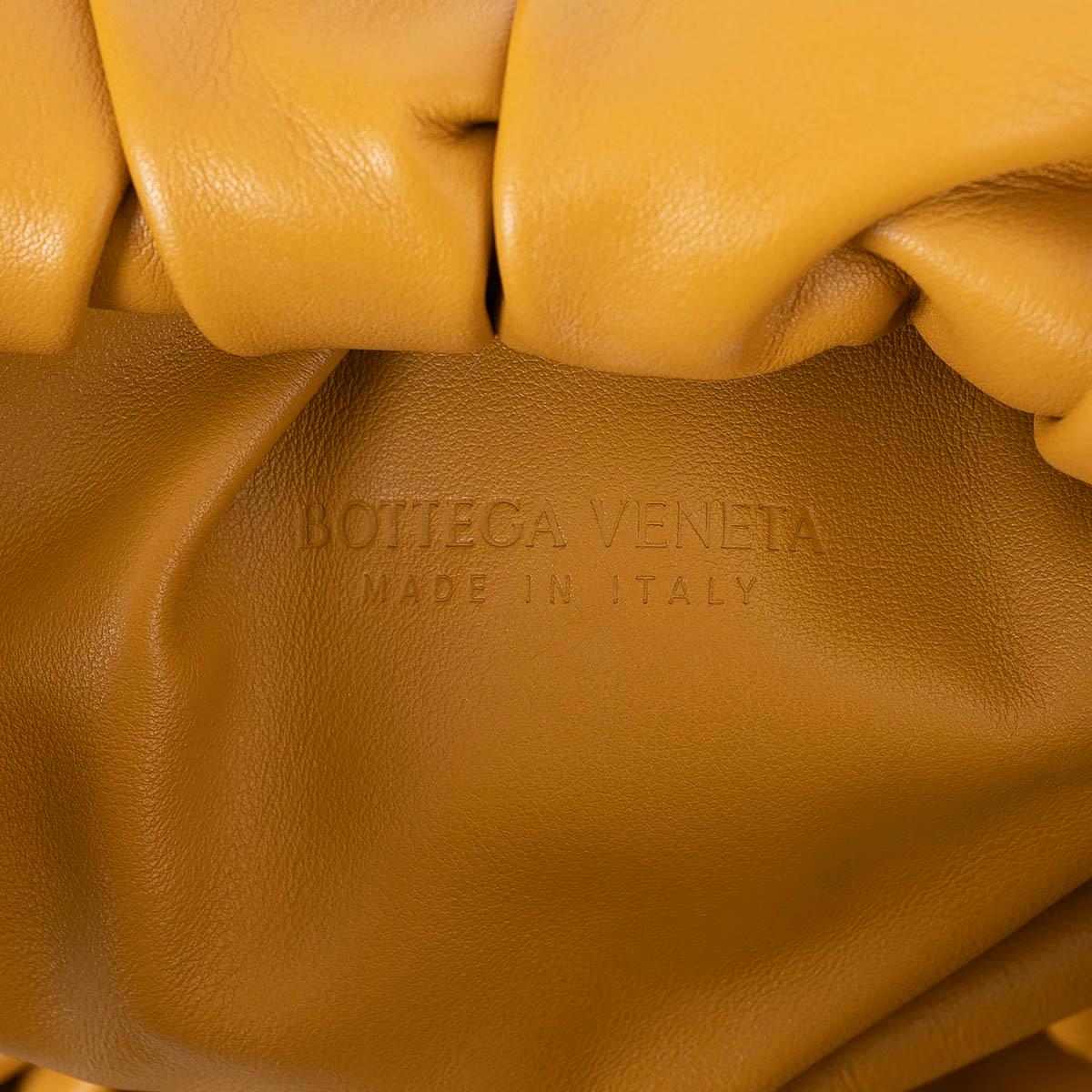 BOTTEGA VENETA Butterscotch brown leather MAXI POUCH Hobo Bag For Sale 2