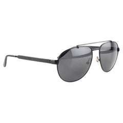 Bottega Veneta lunettes de soleil en cuir aviateur B.V 285/F/S pour hommes 