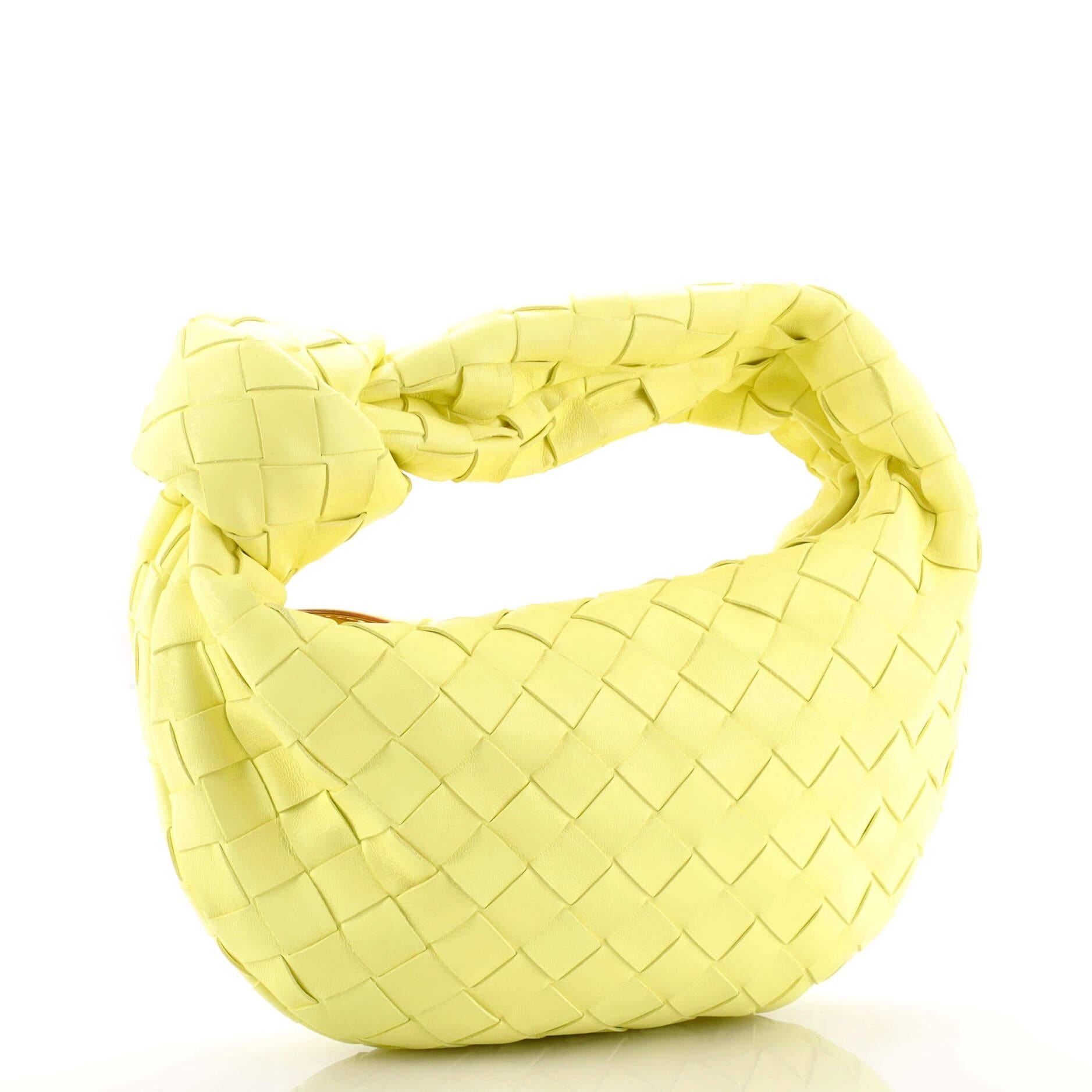 Bottega Veneta BV Jodie Hobo Intrecciato Nappa Mini In Good Condition In NY, NY