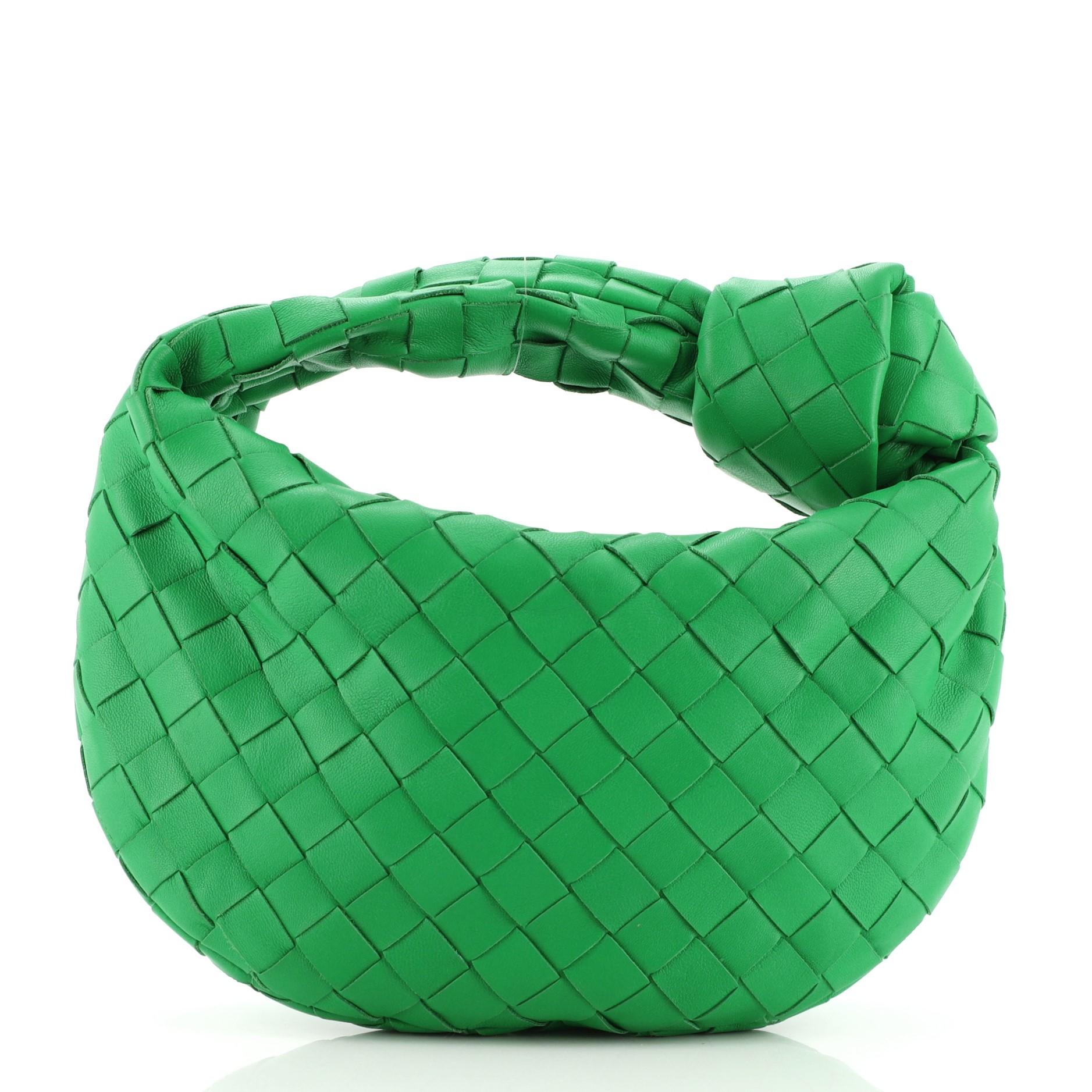 Bottega Veneta BV Jodie Hobo Intrecciato Nappa Mini In Good Condition In NY, NY