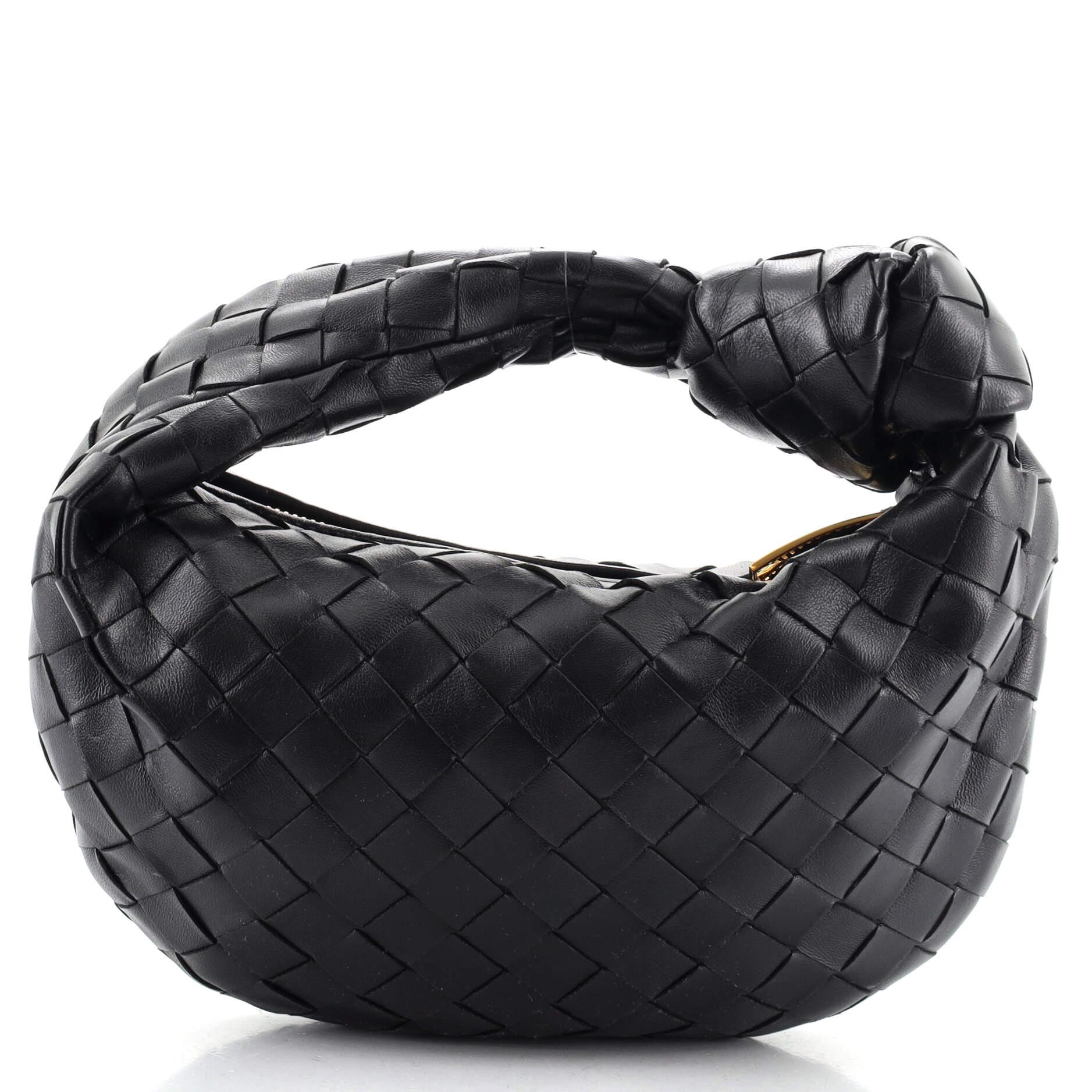 Bottega Veneta BV Jodie Hobo Intrecciato Nappa Mini In Good Condition In NY, NY