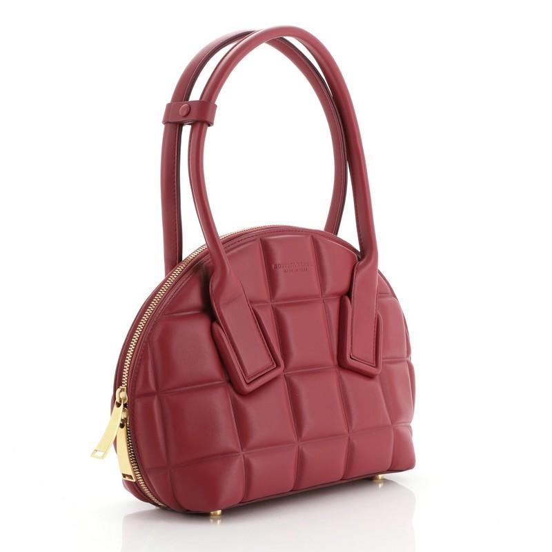 padded leather bag