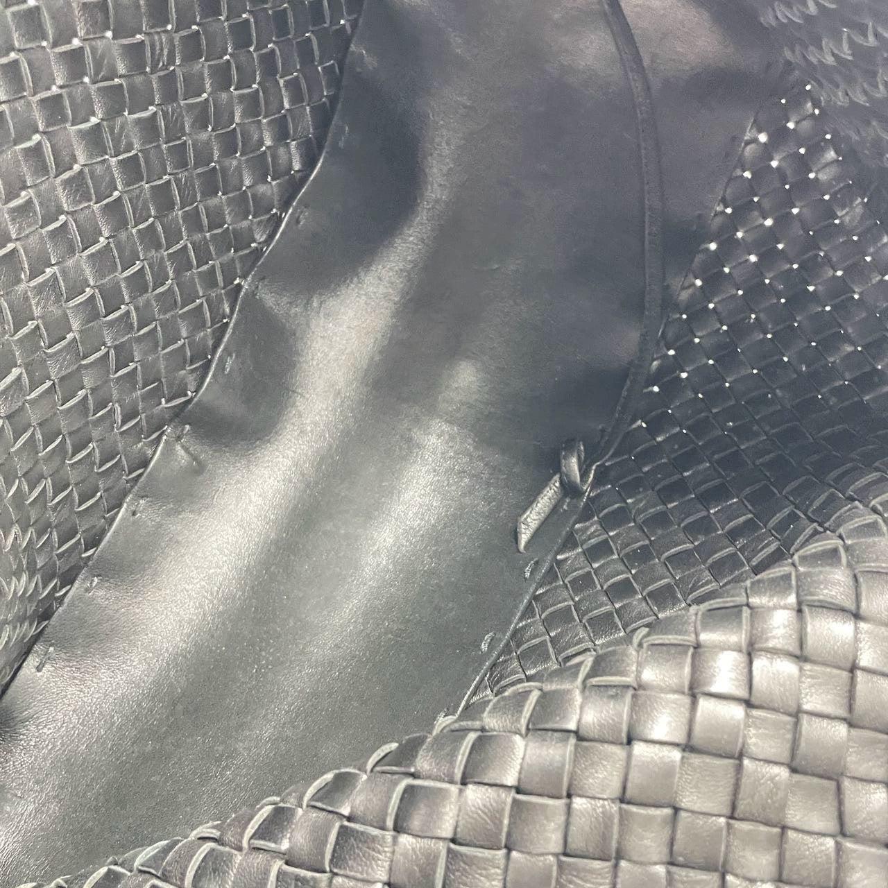 Bottega Veneta Cabat Large Intreccio Leather Tote Bag Black 40cm 6