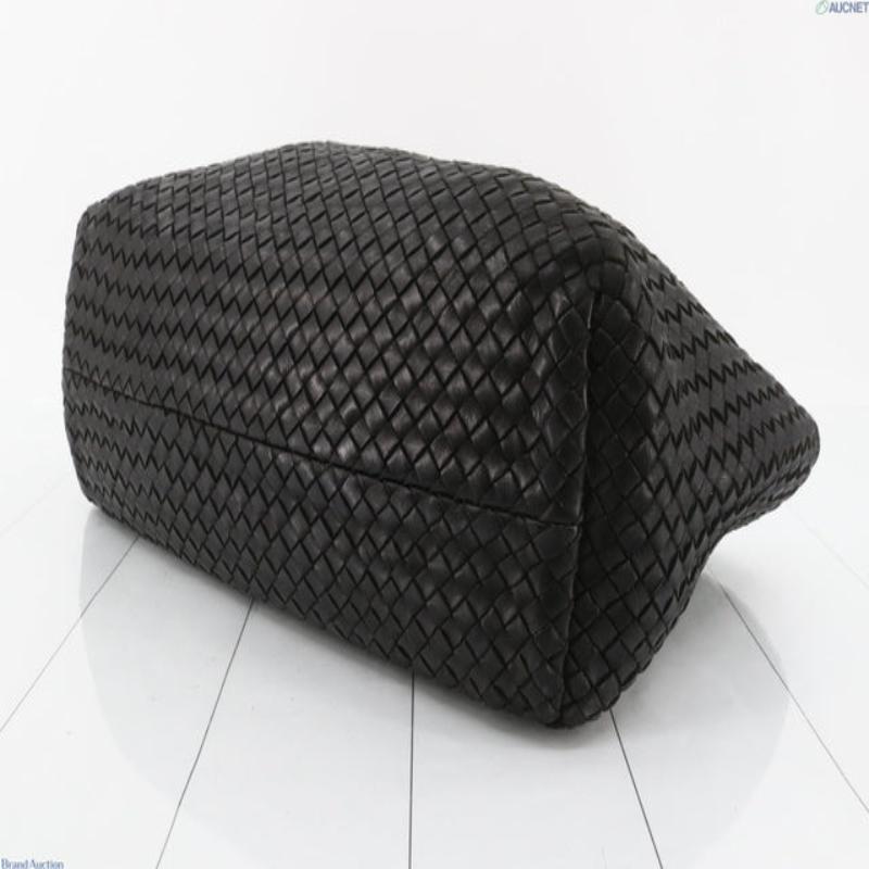 Bottega Veneta Cabat Large Intreccio Leather Tote Bag Black 40cm 3