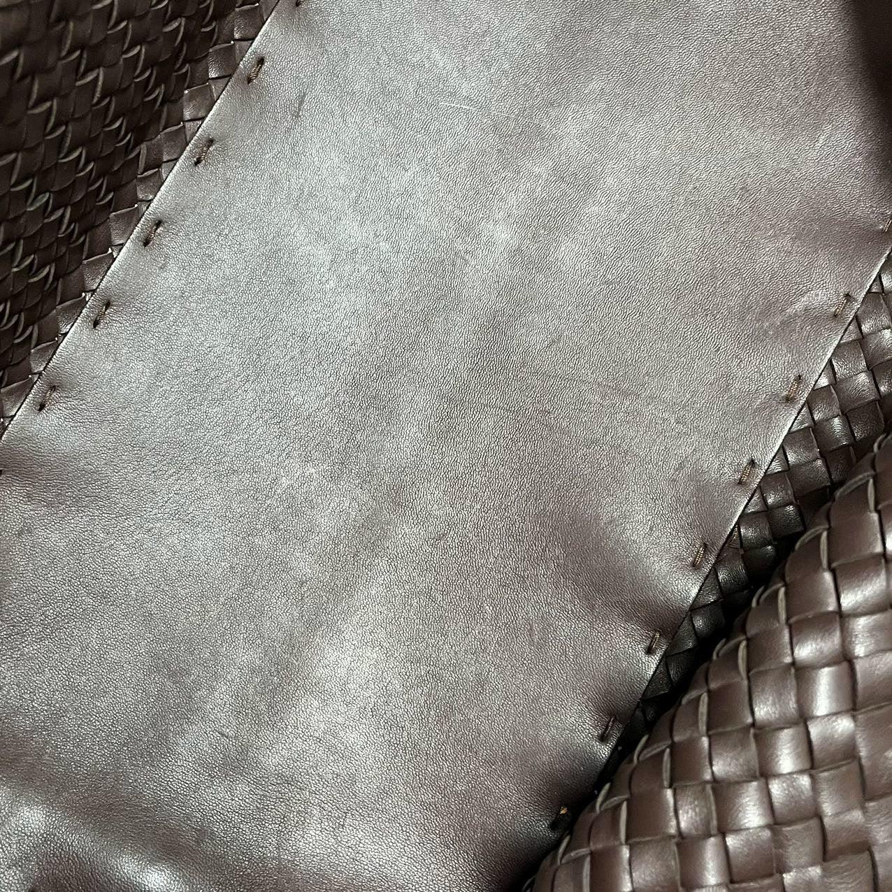 Bottega Veneta Cabat Large Intreccio Leather Tote Bag Dark Chocolate Brown 42cm 5
