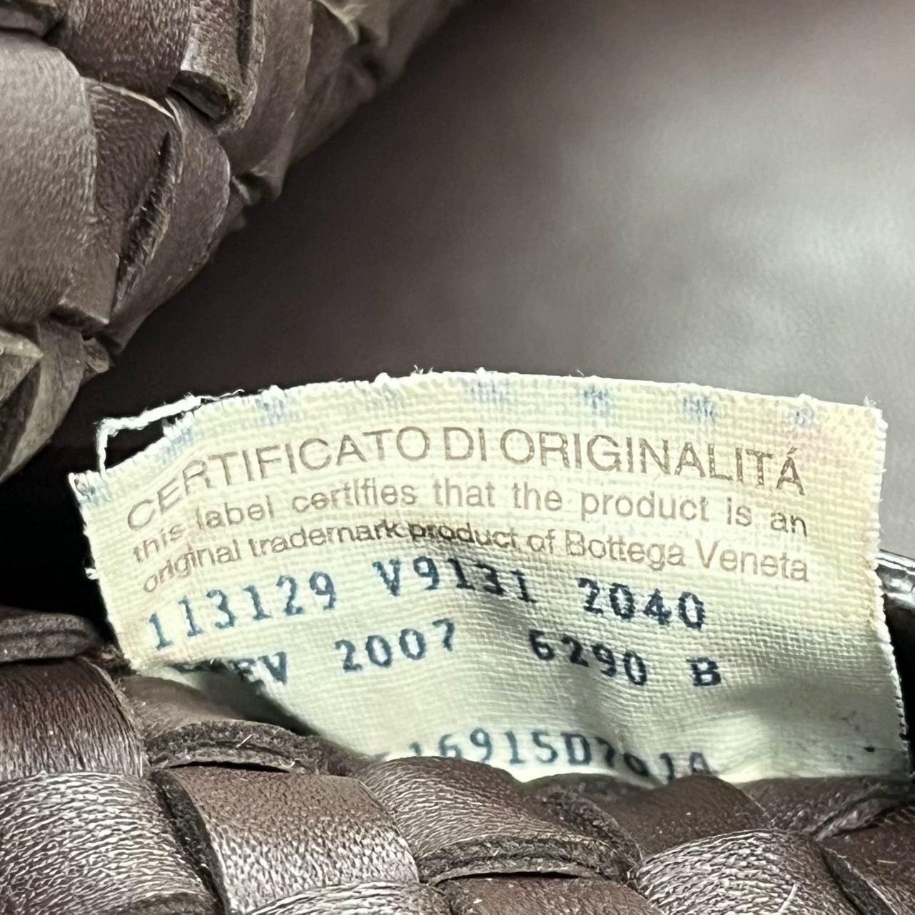 Bottega Veneta Cabat Large Intreccio Leather Tote Bag Dark Chocolate Brown 42cm 6