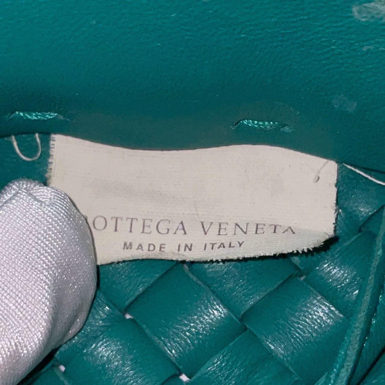 Bottega Veneta Cabat Large Intreccio Leather Tote Bag Green with Pouch 40cm en vente 3