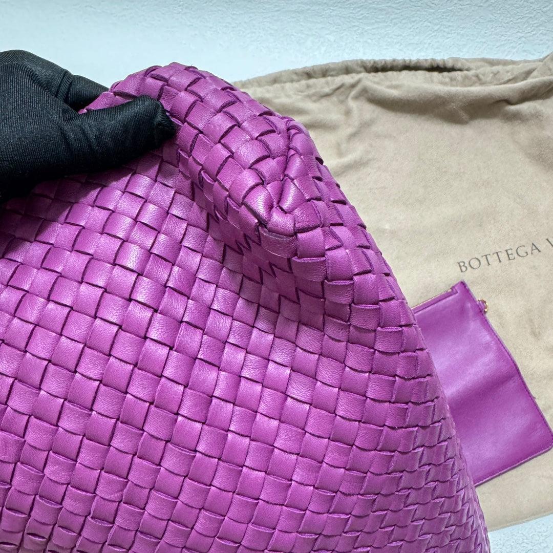 Bottega Veneta Cabat Large Intreccio Leather Tote Bag Purple with Pouch 42cm For Sale 6