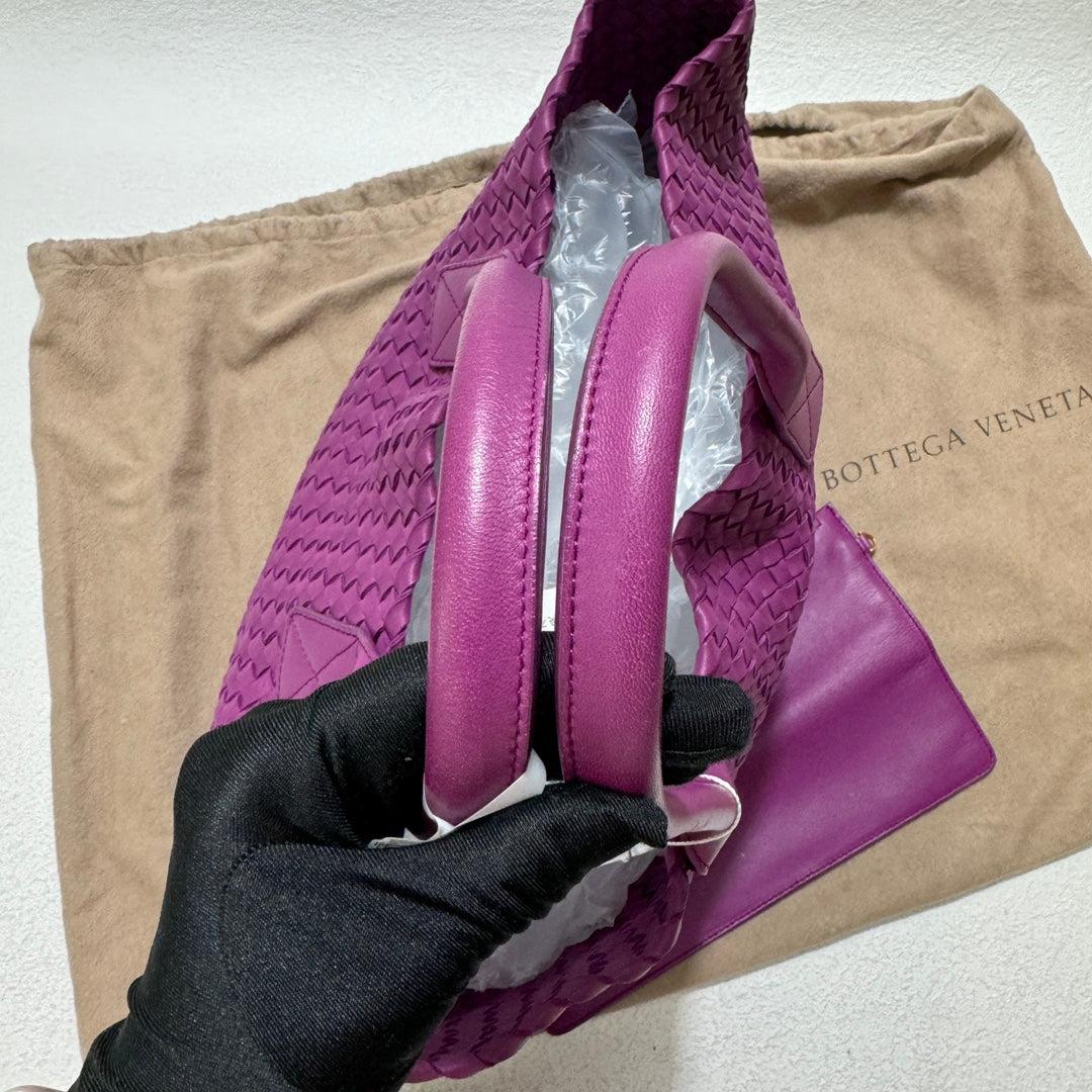 Bottega Veneta Cabat Large Intreccio Leather Tote Bag Purple with Pouch 42cm For Sale 1