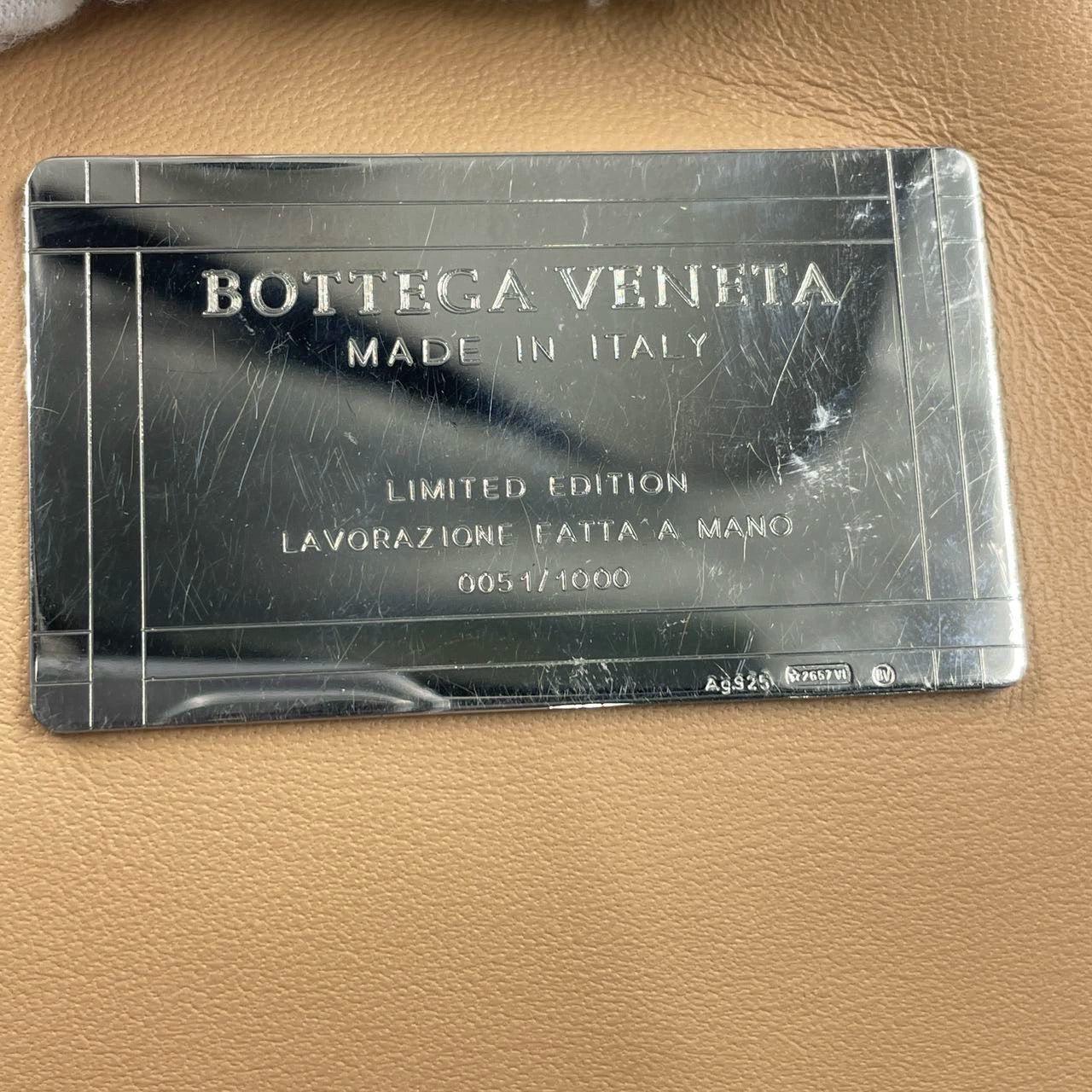 Bottega Veneta Cabat Limited Tan Poussin Paillettes Tote Beige 11