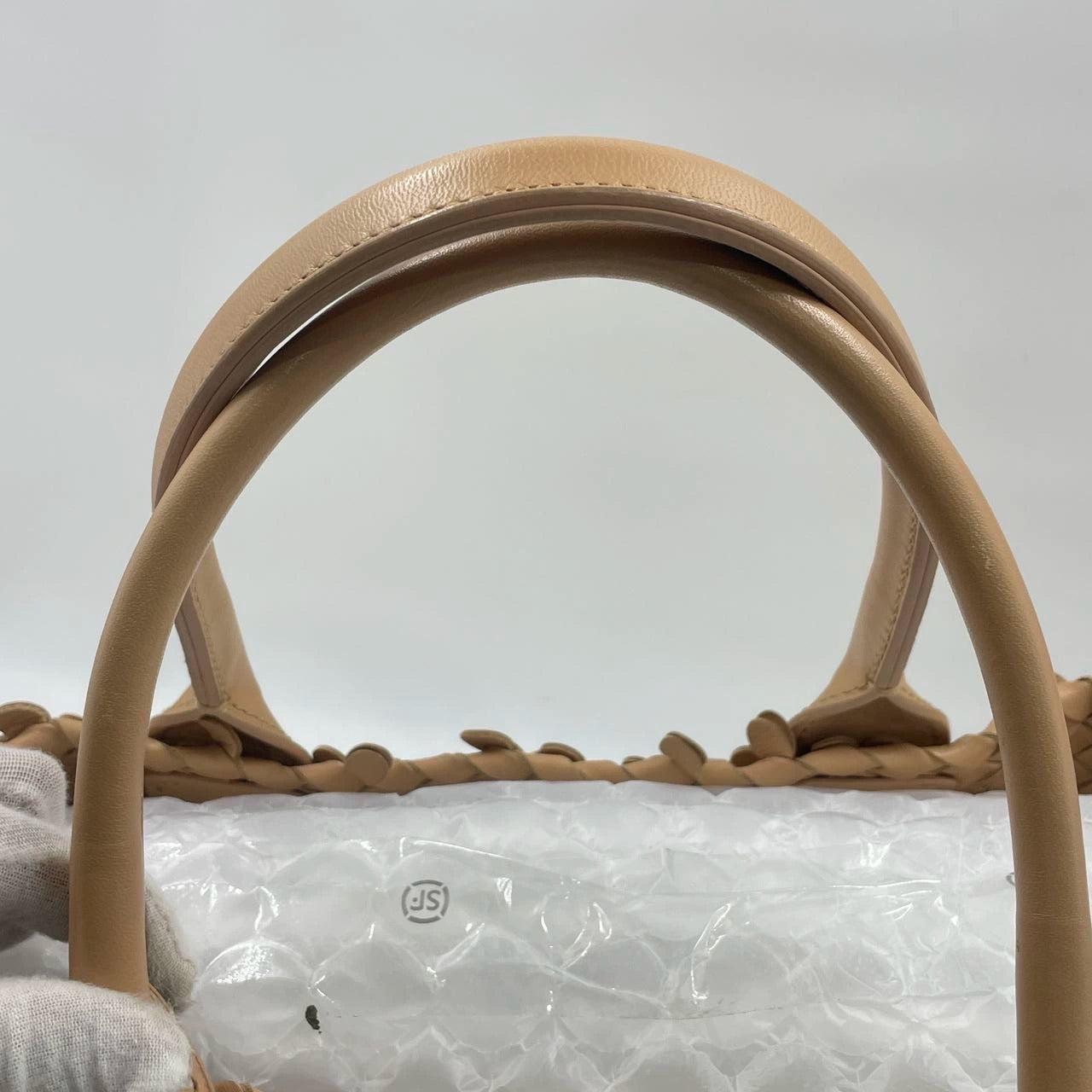 Bottega Veneta Cabat Limited Tan Poussin Paillettes Tote Beige 13