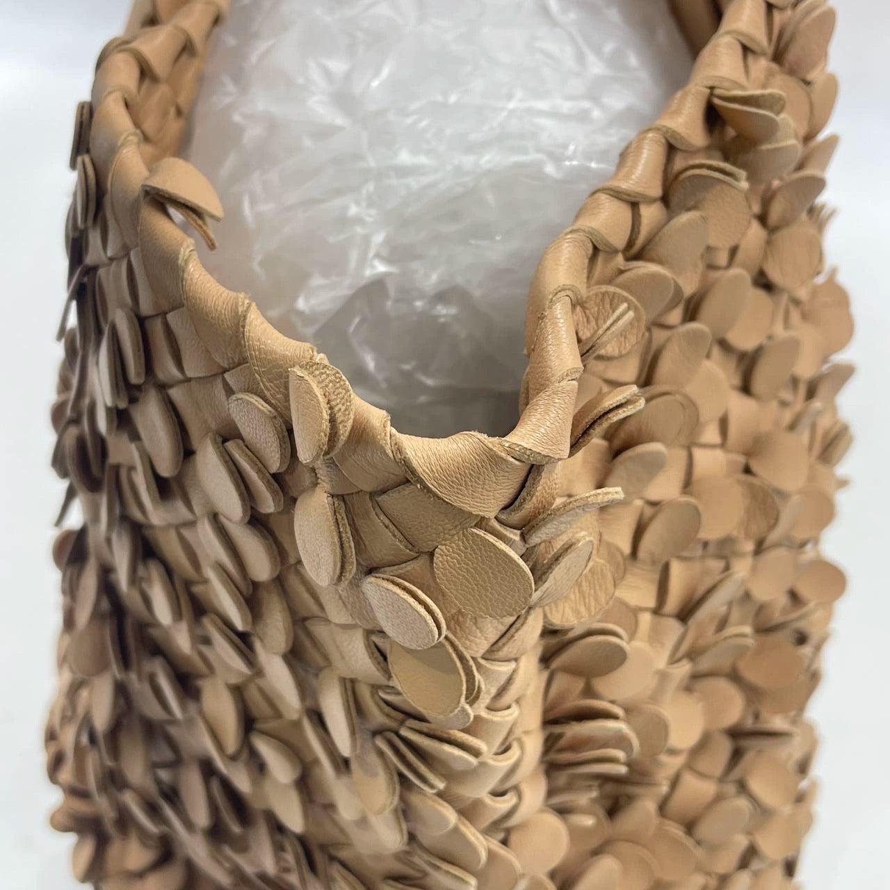 Bottega Veneta Cabat Limited Tan Poussin Paillettes Tote Beige 14
