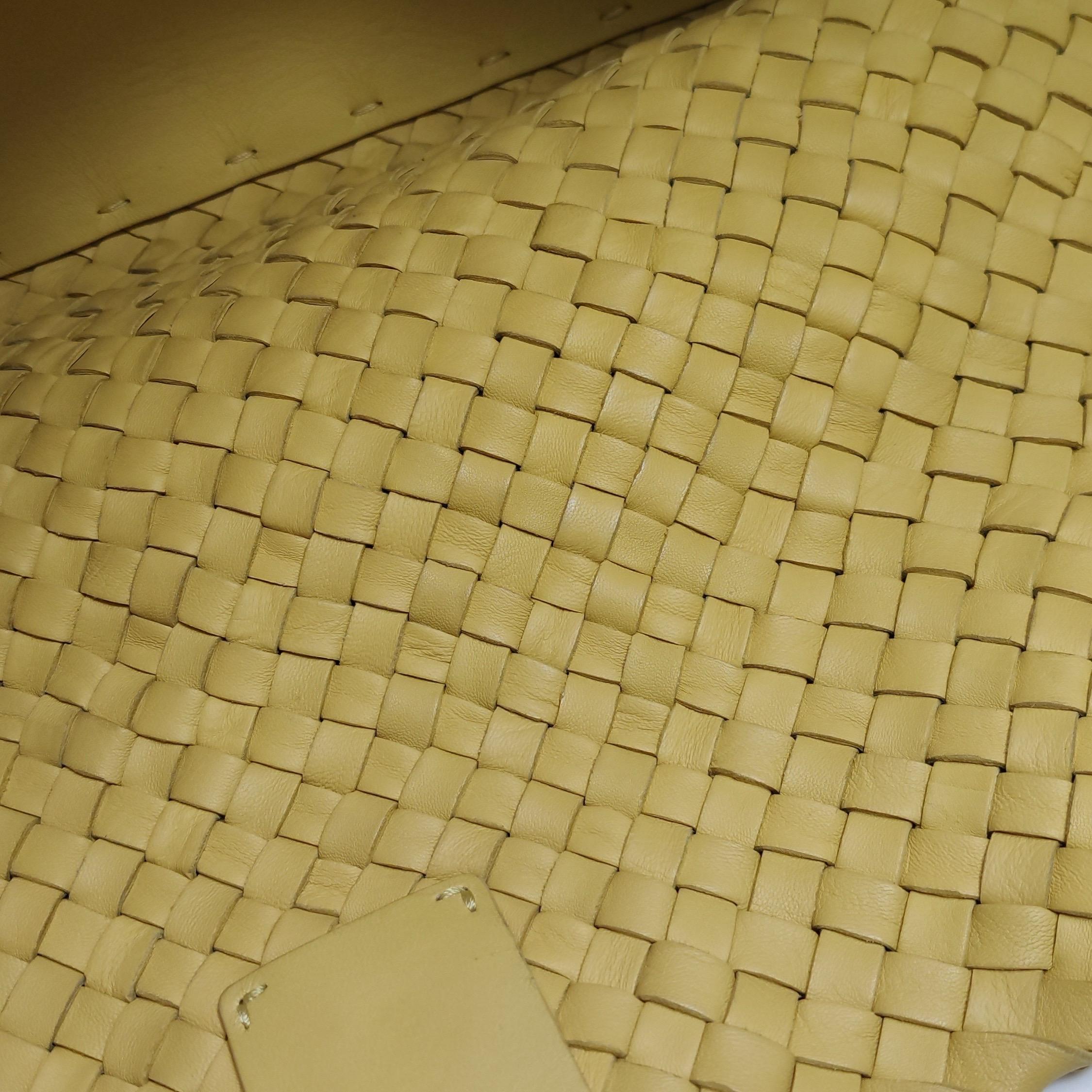 Bottega Veneta Cabat Limited Yellow Poussin Paillettes Tote 7