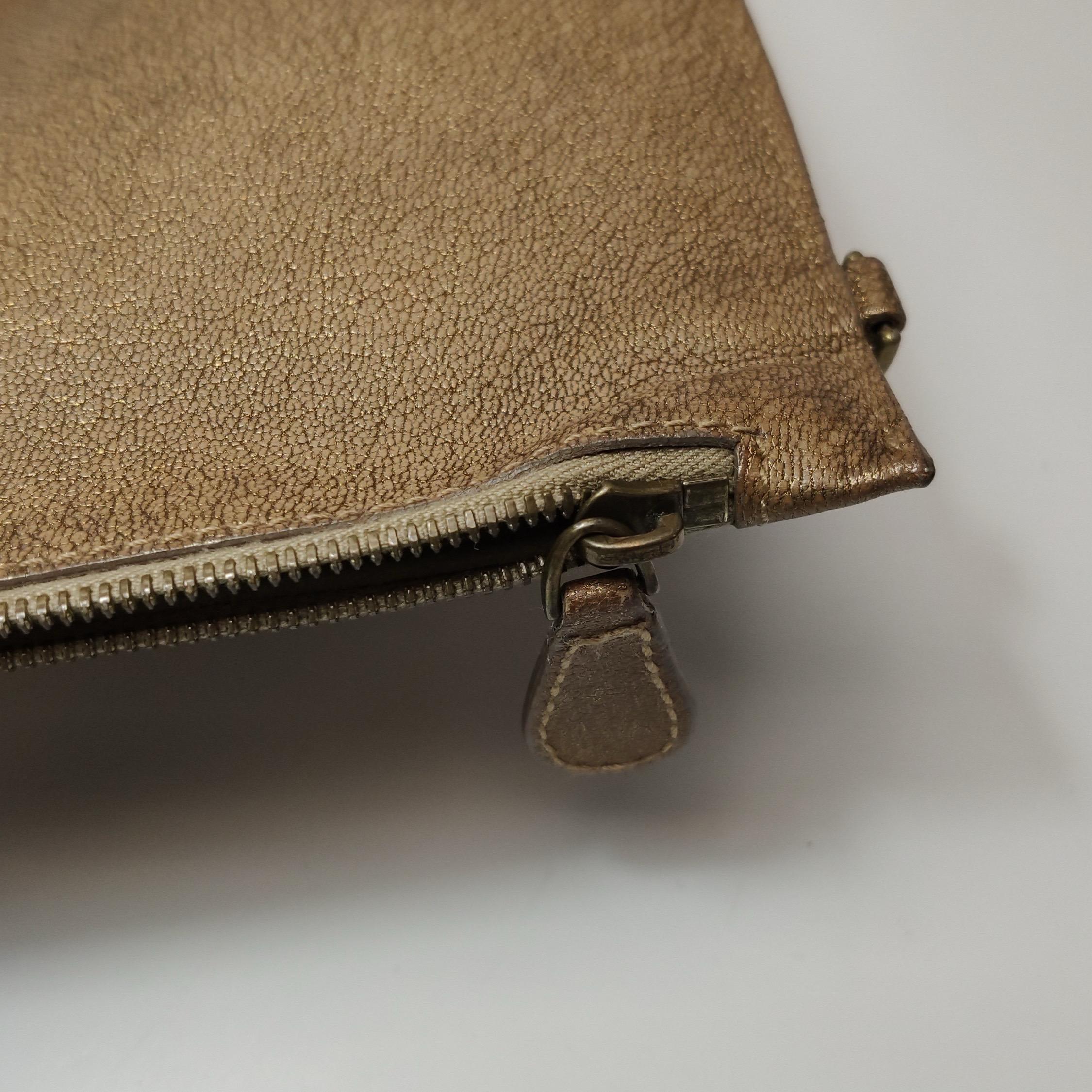 Bottega Veneta Cabat PM Intreccio in pelle Bottega Intreccio Oro 32cm in vendita 7