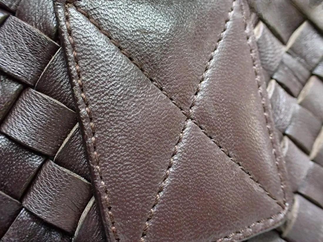Bottega Veneta Cabat Small Intreccio Leather Tote Bag Brown For Sale 13