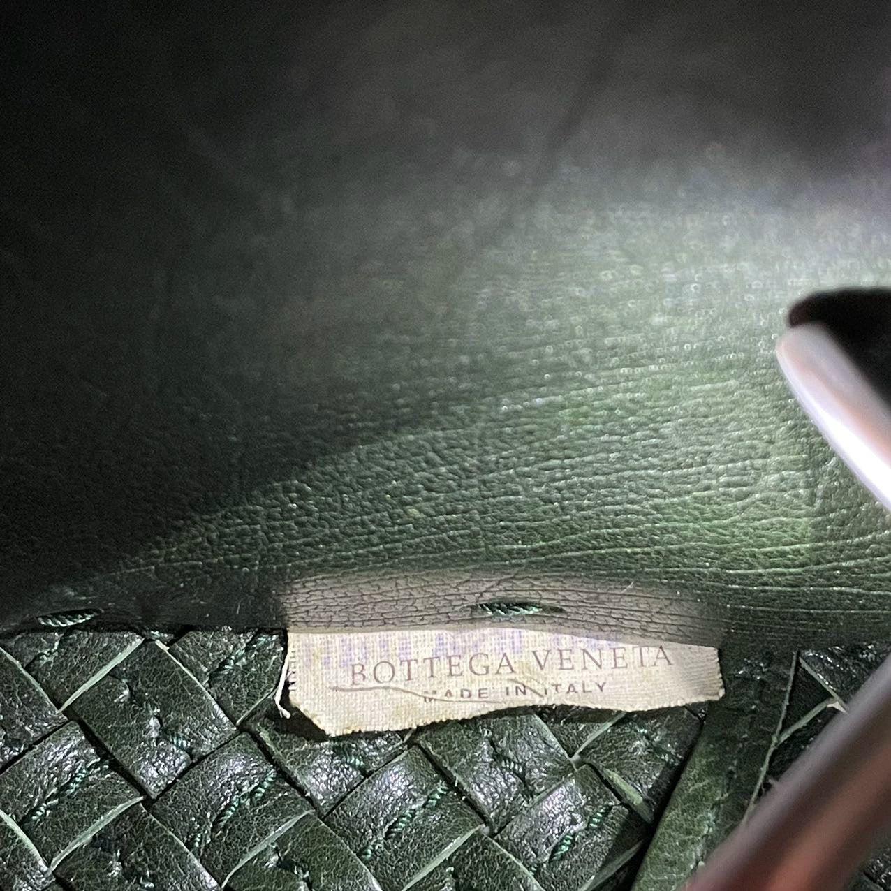 Bottega Veneta Cabat Tote Dark Green Intreccio Leather 45cm 6