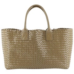Bottega Veneta Cabat Tote Intrecciato Brushed Calfskin Medium