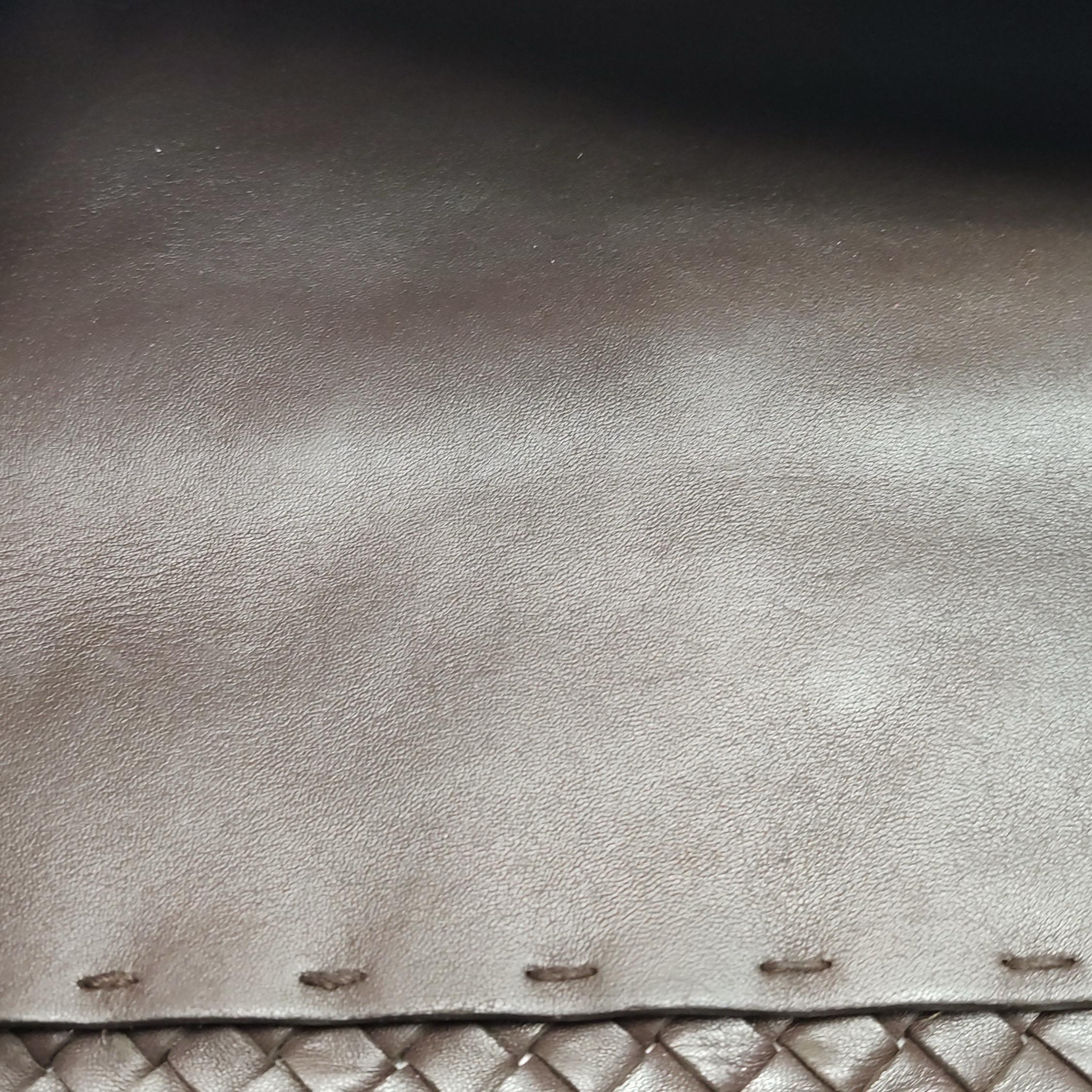 Bottega Veneta Cabat Tote Intreccio Leather Dark Chocolate Brown 45cm For Sale 6