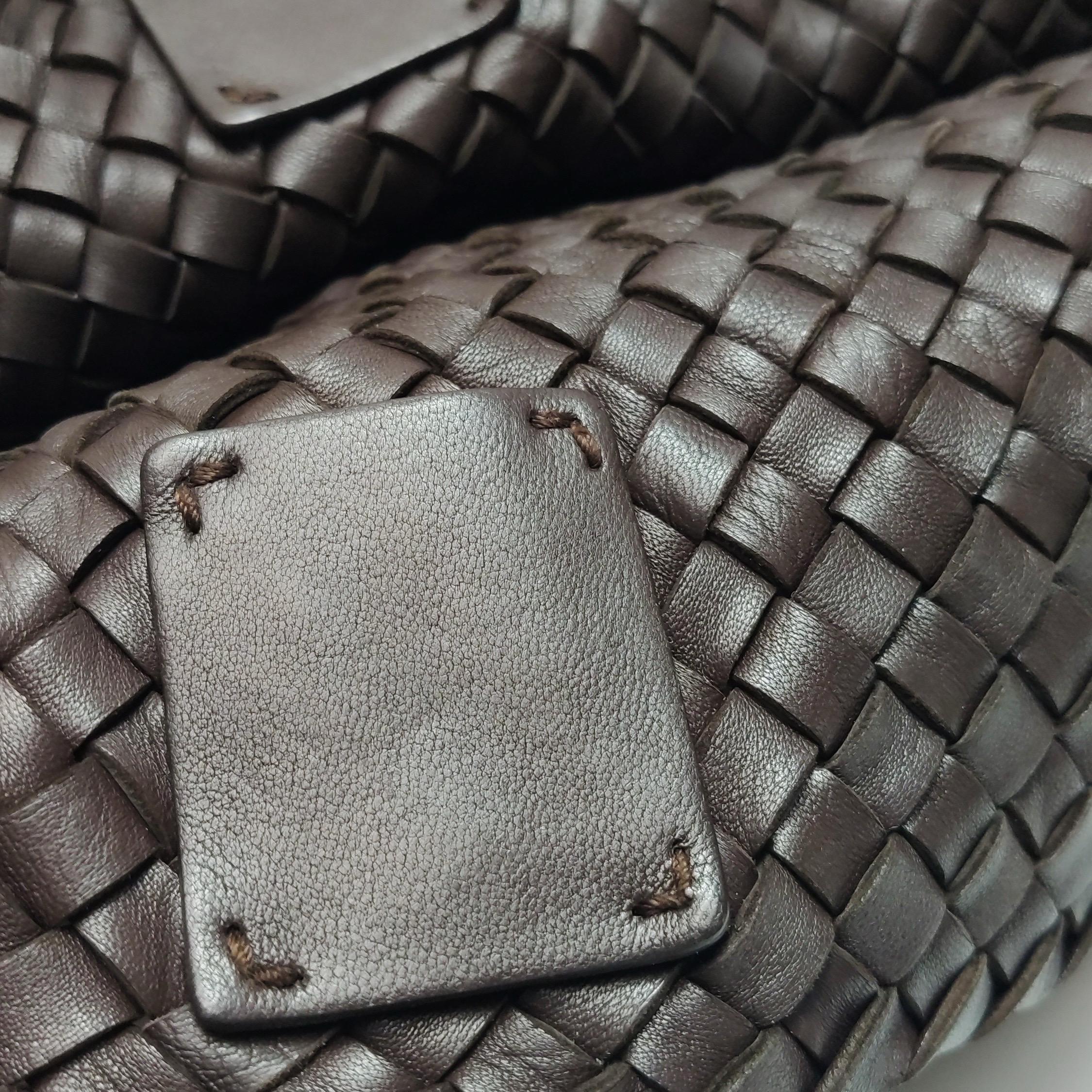 Bottega Veneta Cabat Tote Intreccio Leather Dark Chocolate Brown 45cm For Sale 8