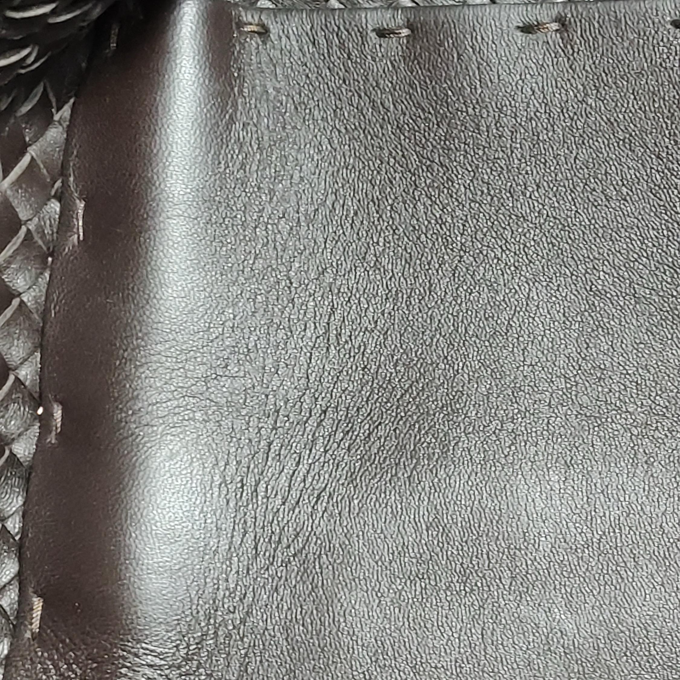 Bottega Veneta Cabat Tote Intreccio Leather Dark Chocolate Brown 45cm en vente 12