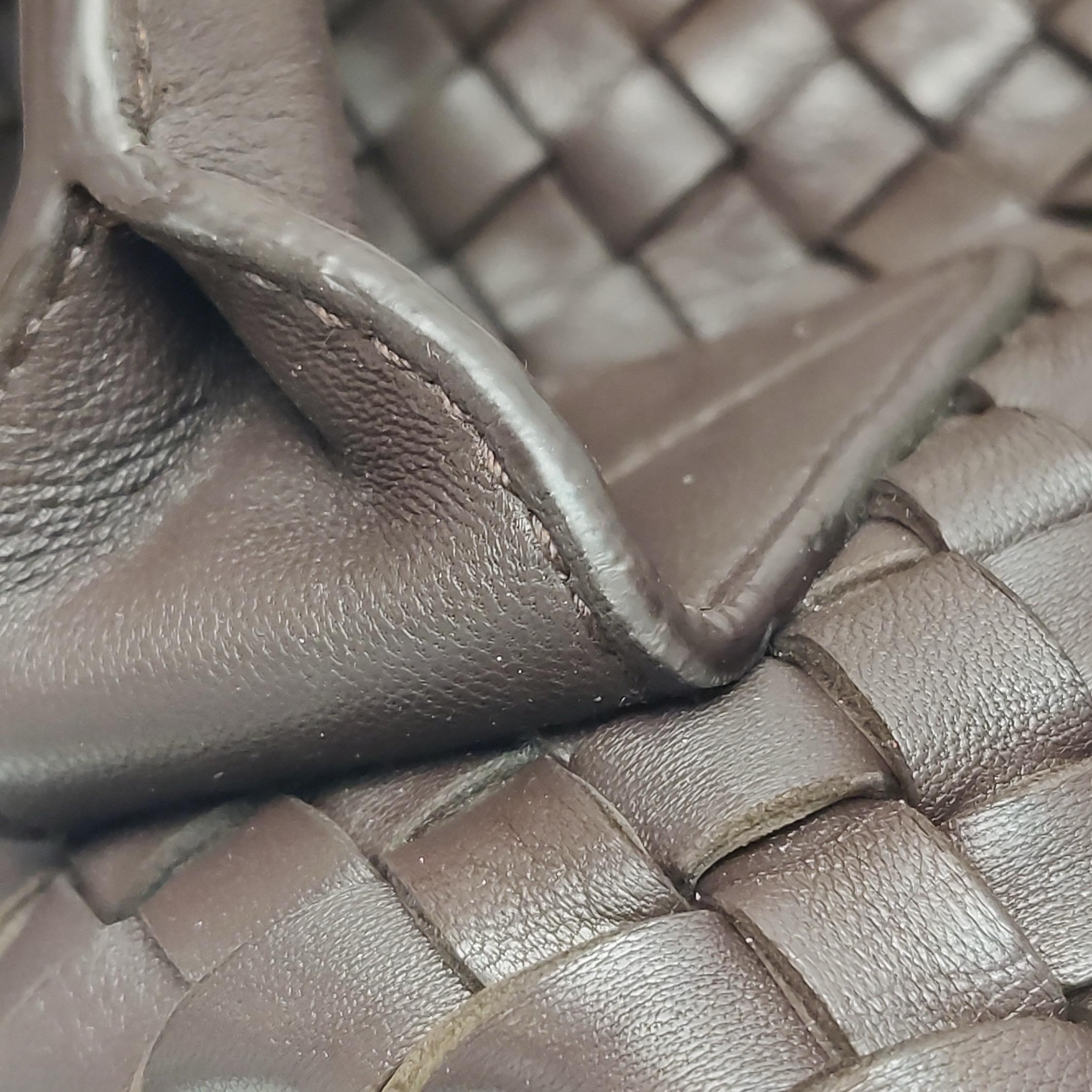 Bottega Veneta Cabat Tote Intreccio Leather Dark Chocolate Brown 45cm For Sale 15