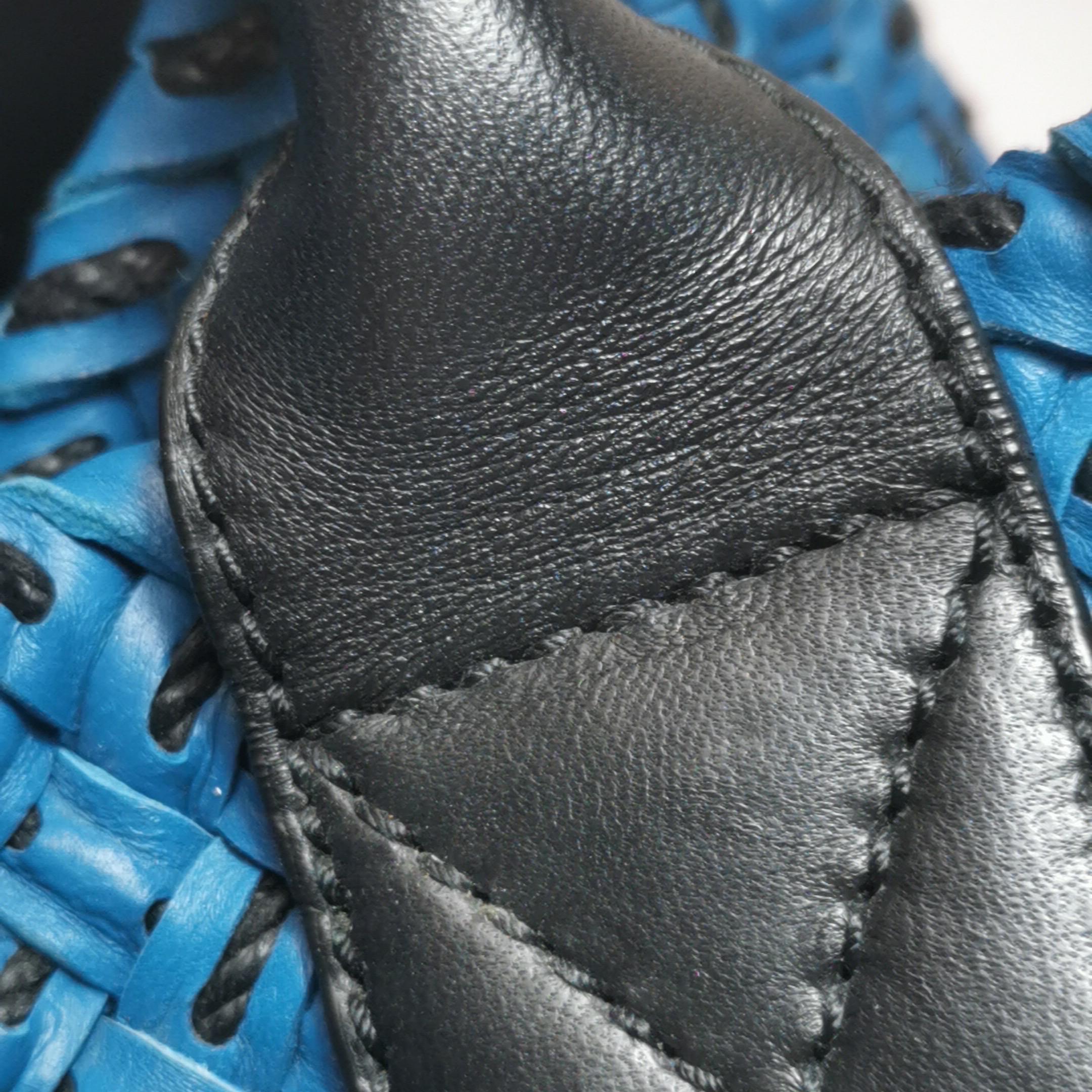 Bottega Veneta Cabat Tote Intreccio Leder Marine und Schwarz 42cm im Angebot 13