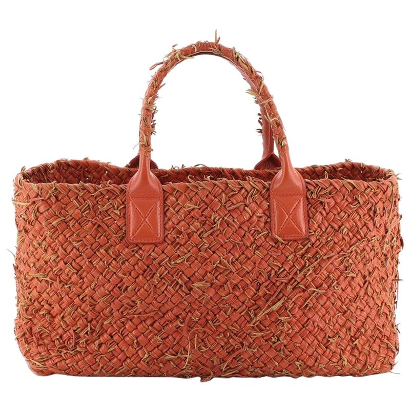 Bottega Veneta Cabat Tote Limited Edition Fringe Net Intrecciato Nappa Me