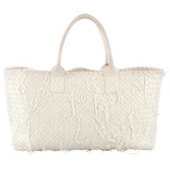 Bottega Veneta Cabat Tote Limited Edition Fringe Net Intrecciato Nappa Medium