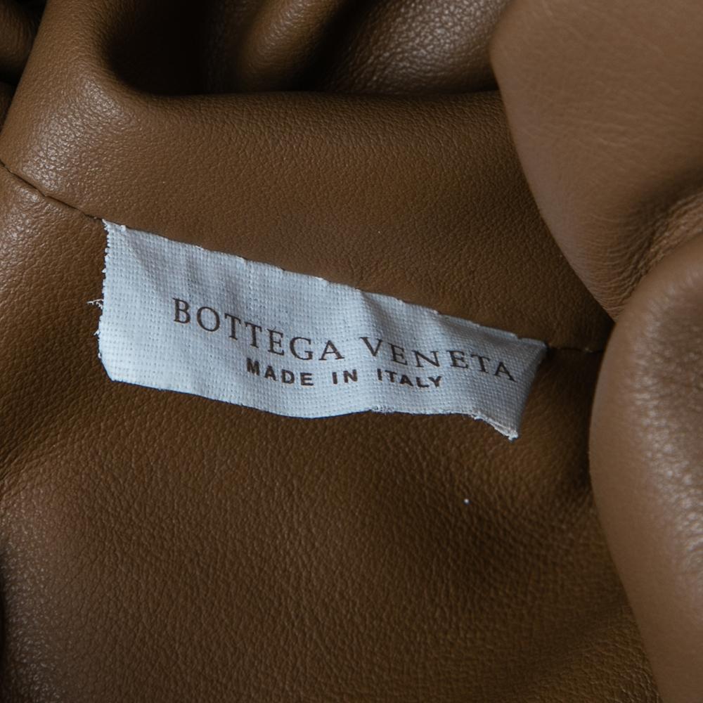 Bottega Veneta Camel Brown Leather Medium The Shoulder Pouch Bag 3