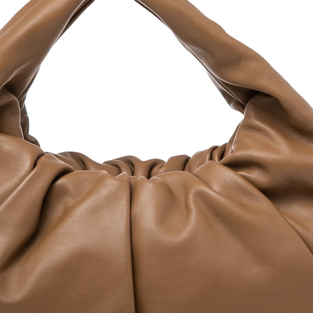 Bottega Veneta Camel Brown Leather Medium The Shoulder Pouch Bag 4