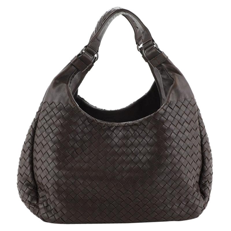  Bottega Veneta Campana Hobo Intrecciato Nappa Small