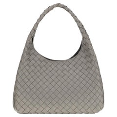 Bottega Veneta Campana Shoulder Bag — Gray