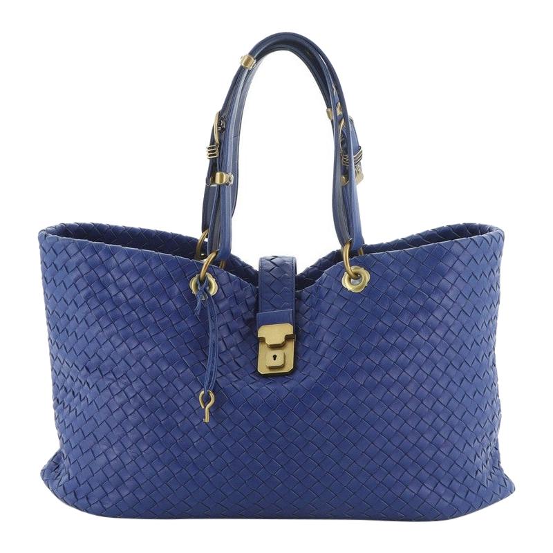 Bottega Veneta  Capri Tote Intrecciato Nappa Large