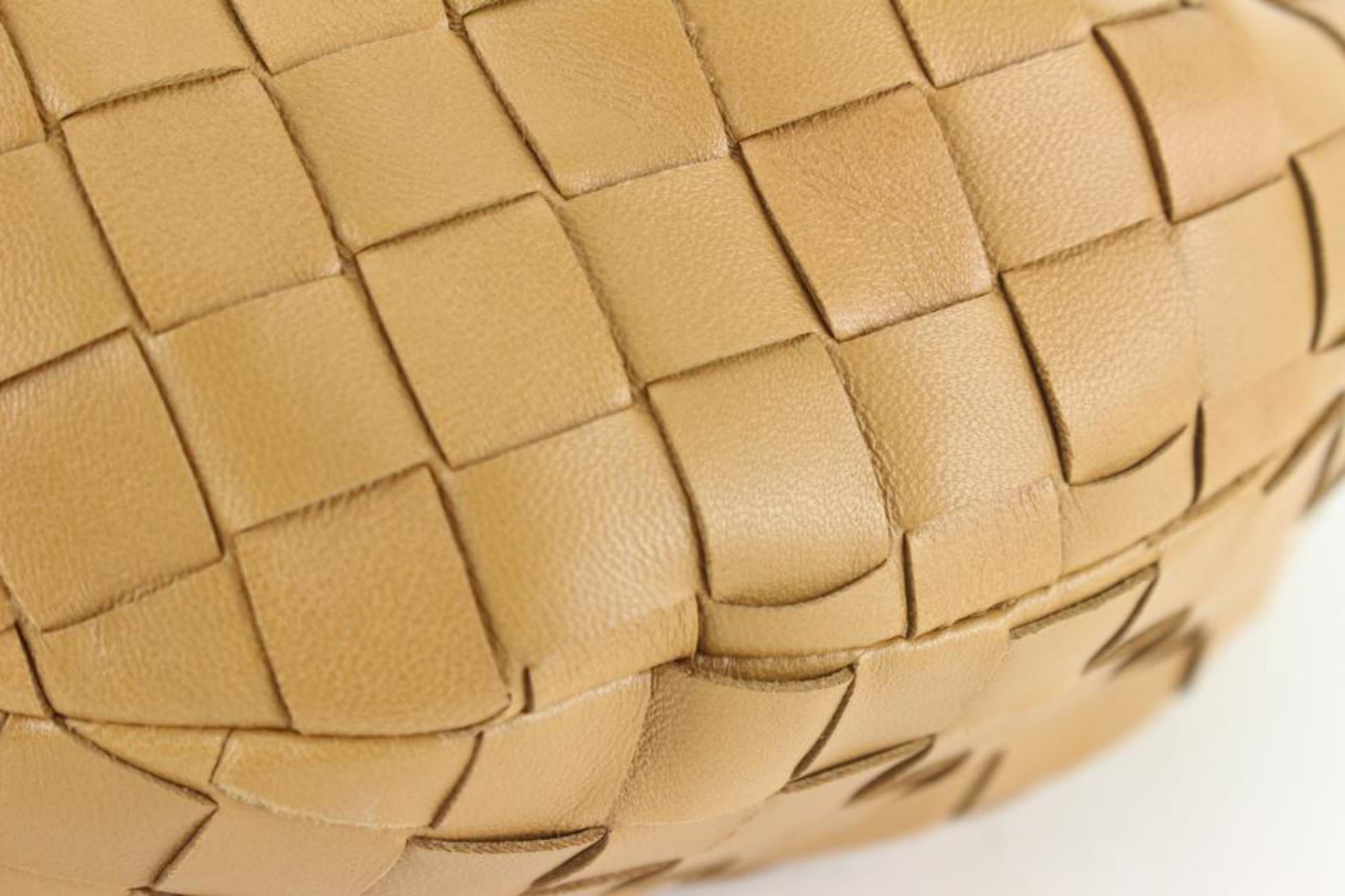 Bottega Veneta Caramel Brown Intrecciato Nappa BV Jodie Hobo Maxi 49bv725s 2