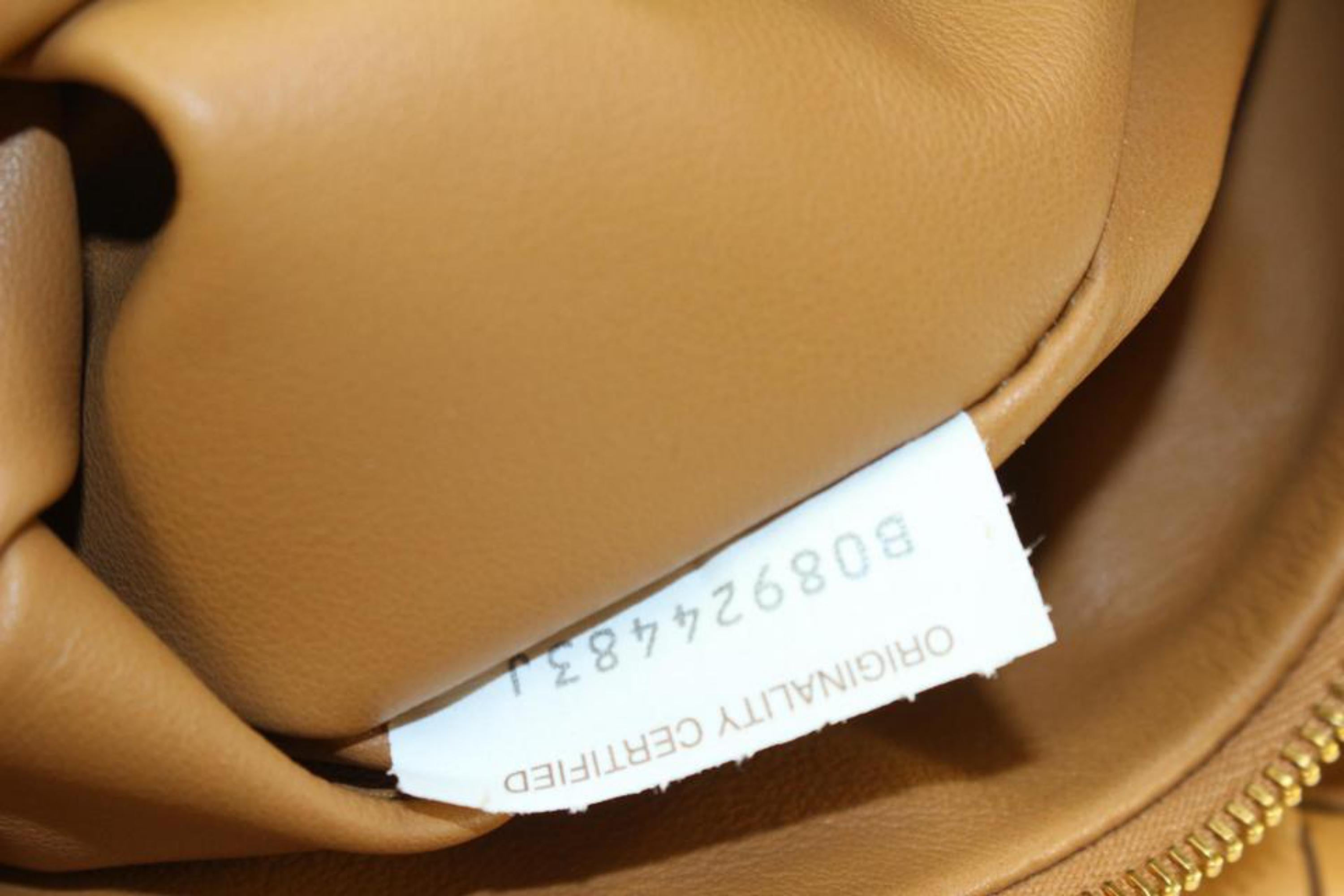 Bottega Veneta Caramel Brown Intrecciato Nappa BV Jodie Hobo Maxi 49bv725s 3