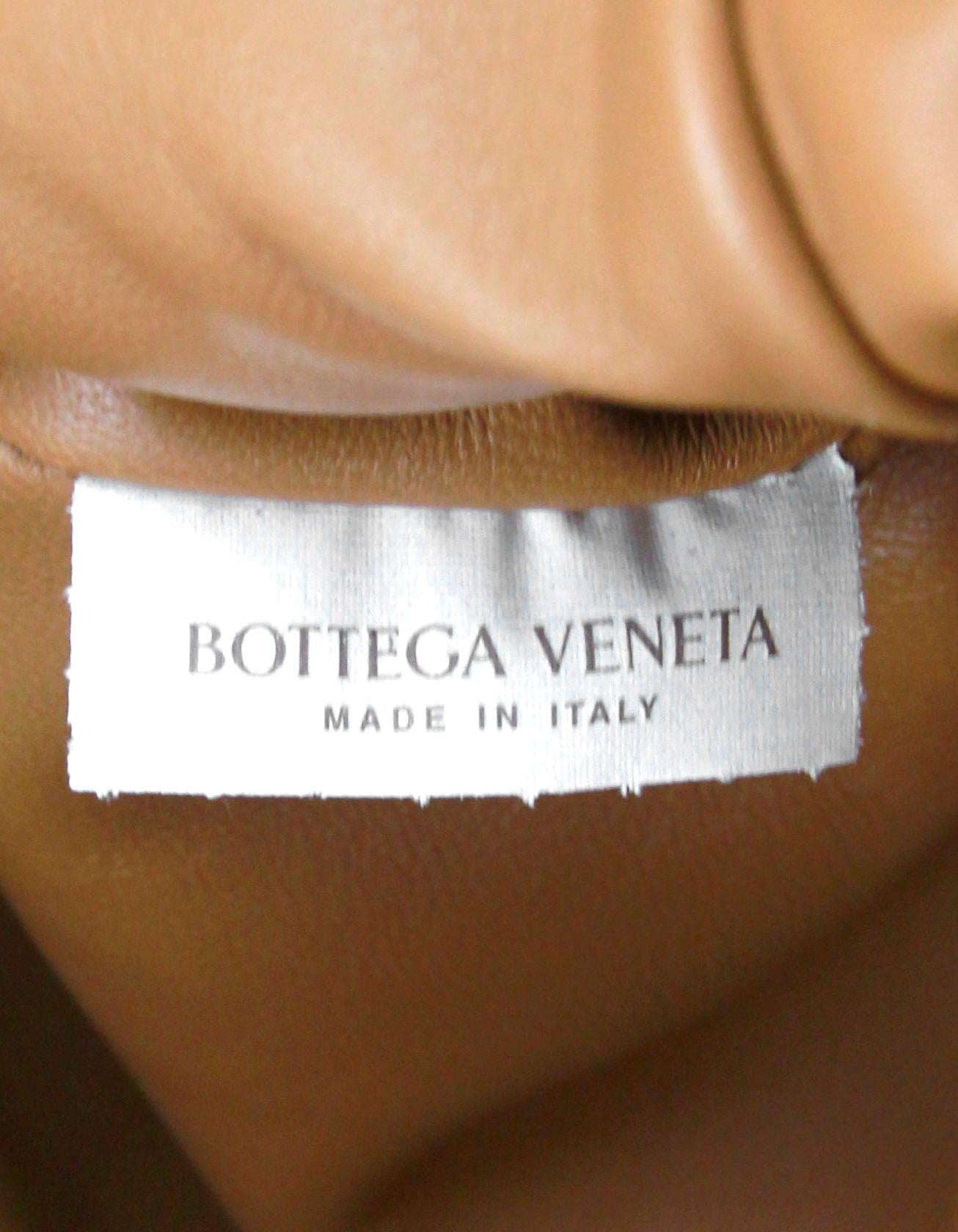 Women's or Men's Bottega Veneta Caramel Intrecciato Leather The Pouch Clutch Bag