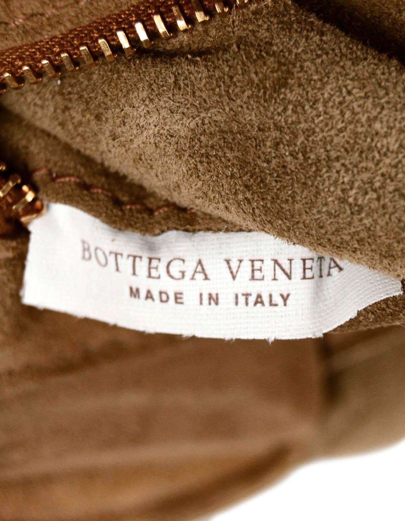 Bottega Veneta Caramel Tan Maxi Intrecciato Suede Padded Cassette Bag 2