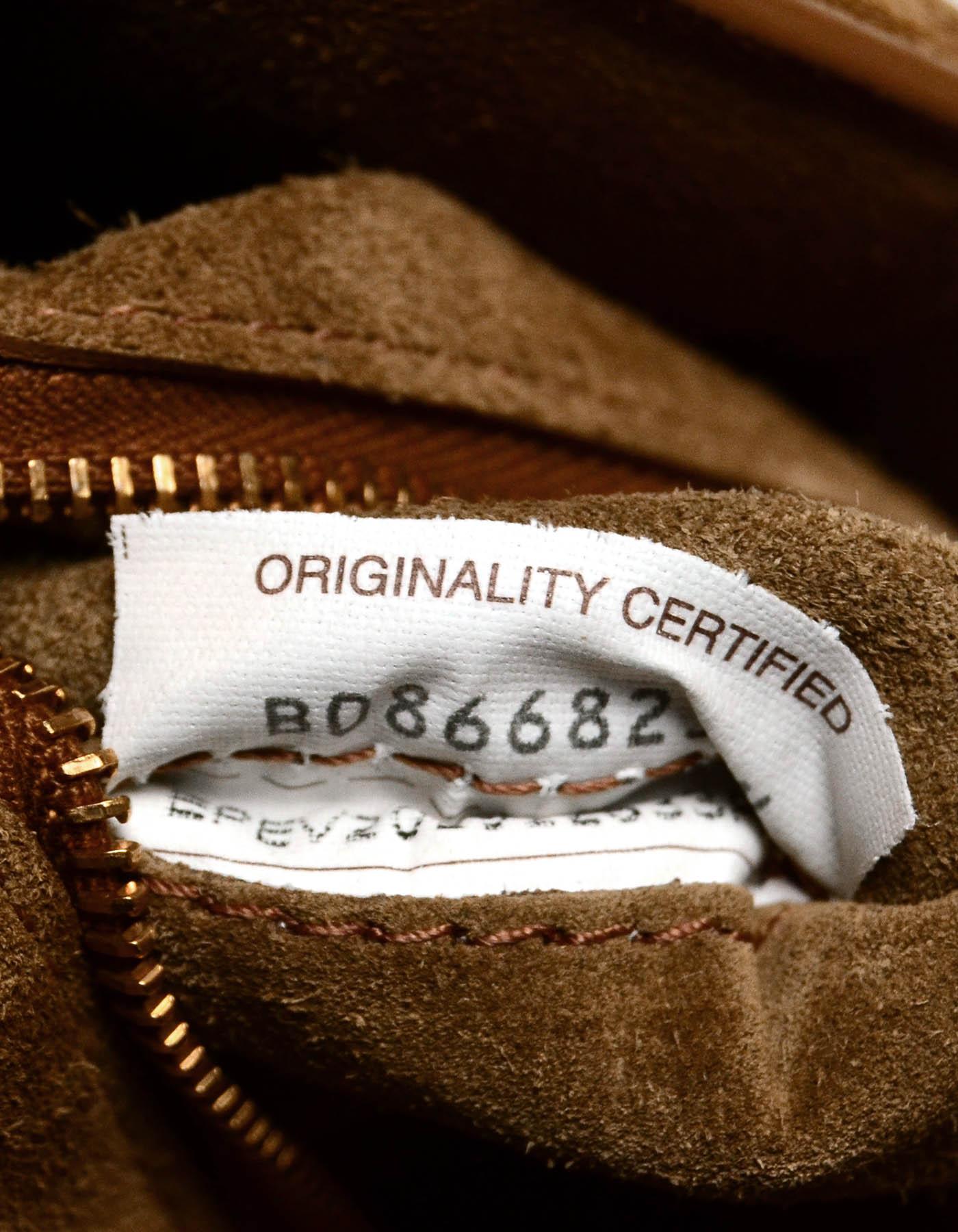 Bottega Veneta Caramel Tan Maxi Intrecciato Suede Padded Cassette Bag 3