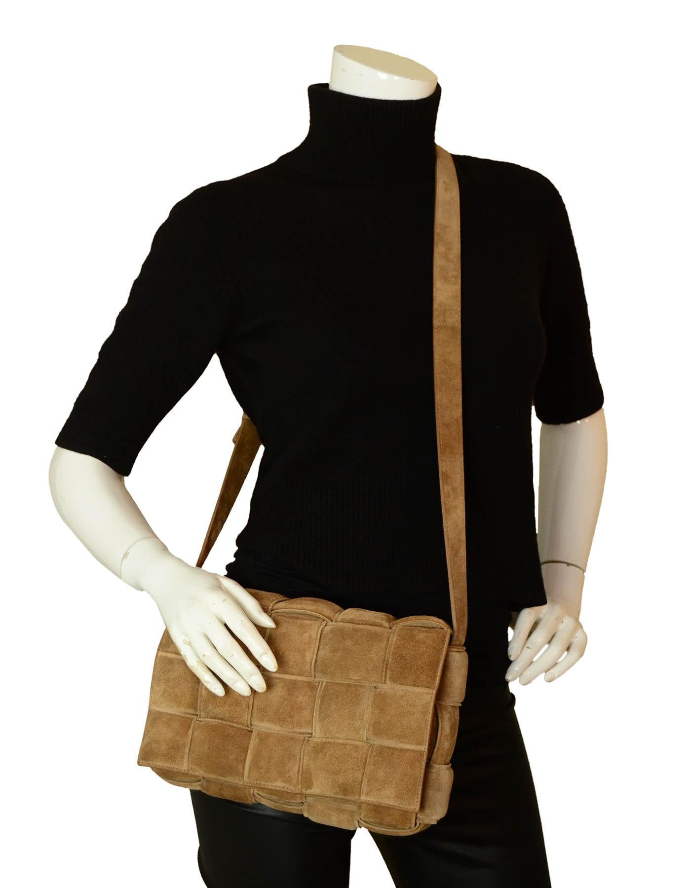 bottega suede cassette bag