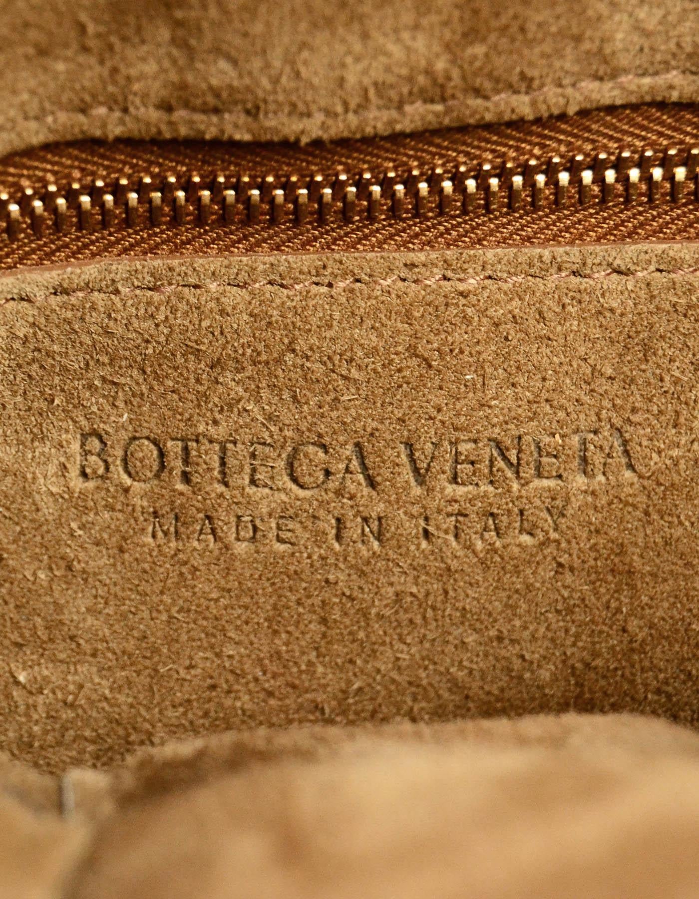 Bottega Veneta Caramel Tan Maxi Intrecciato Suede Padded Cassette Bag 1