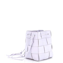Bottega Veneta Cassette Bucket Bag Maxi Intrecciato Leather Small