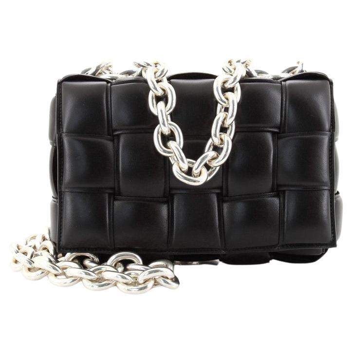 Bottega Veneta Cassette Chain Crossbody Bag Padded Maxi