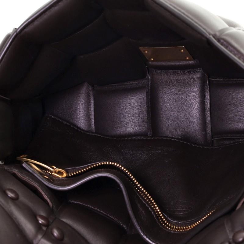 Women's or Men's Bottega Veneta Cassette Chain Crossbody Bag Padded Maxi Intrecciato Leath