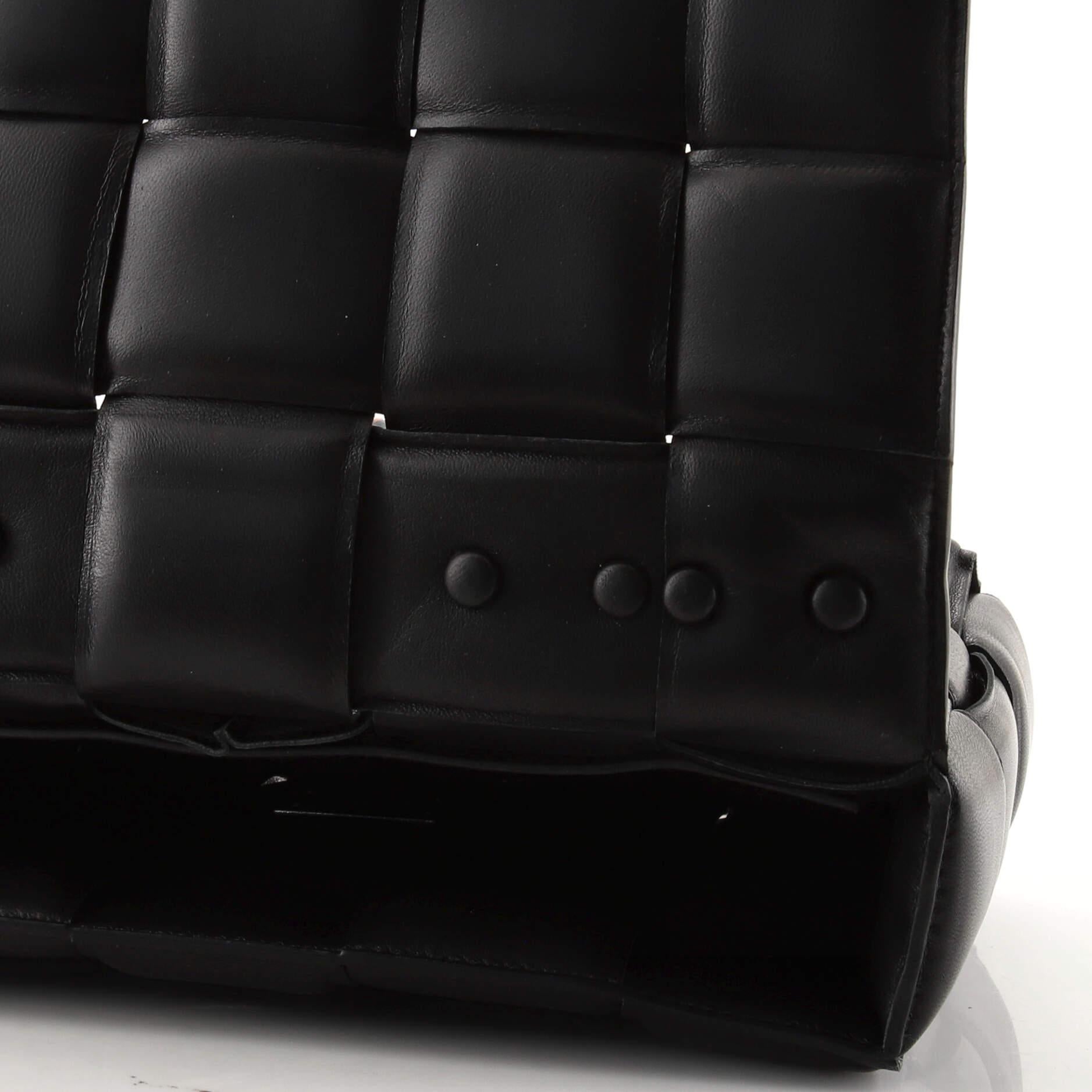 Bottega Veneta Cassette Chain Crossbody Bag Padded Maxi Intrecciato Leather 2